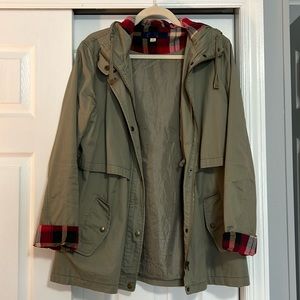 Green fall jacket